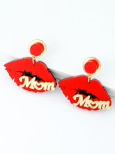 Load image into Gallery viewer, Mother&#39;s Day - Acrylic Creative Red Lip Shape Earrings