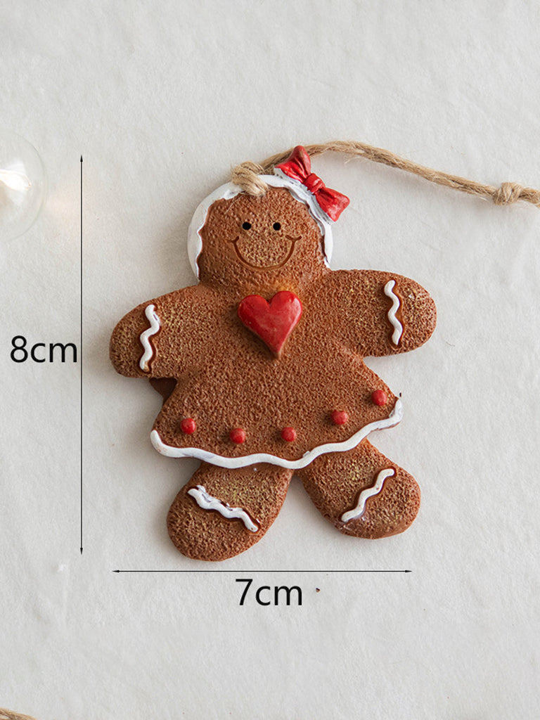 Gingerbread Man Decorated With Christmas Decorations