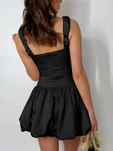 Load image into Gallery viewer, Elegant Pleated with Puffy Mini Dress