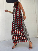 Laden Sie das Bild in den Galerie-Viewer, Ethnic Unique Print Lantern Cut Tank Maxi Dress