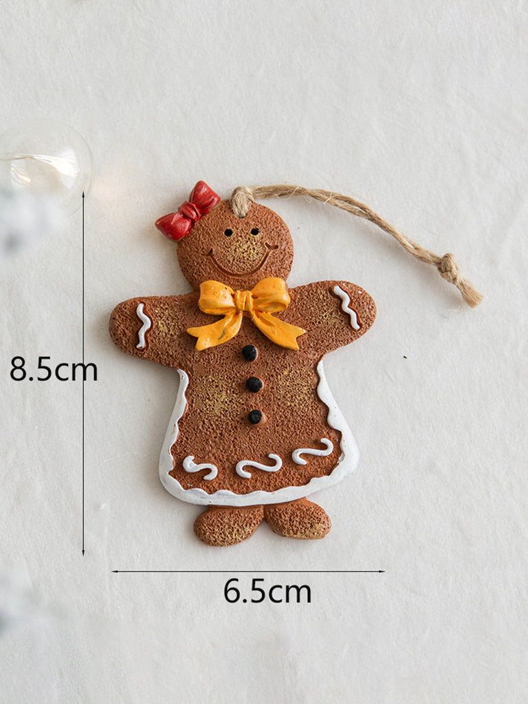 Gingerbread Man Decorated With Christmas Decorations