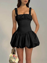 Load image into Gallery viewer, Elegant Pleated with Puffy Mini Dress