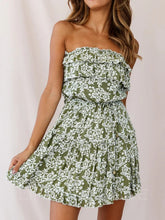 Laden Sie das Bild in den Galerie-Viewer, Fashion Summer Floral Dress