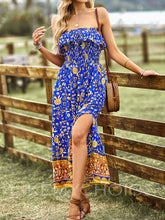 Carregar imagem no visualizador da galeria, Smocked Printed Dress