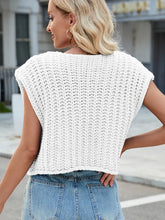Load image into Gallery viewer, V-Neck Buttoned Knit Vest