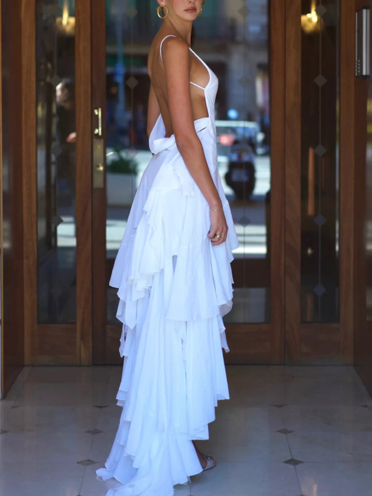 Ethereal Cascade Gown - White Angel