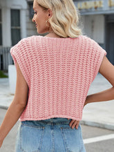 Load image into Gallery viewer, V-Neck Buttoned Knit Vest