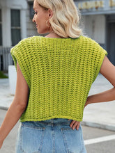 Load image into Gallery viewer, V-Neck Buttoned Knit Vest
