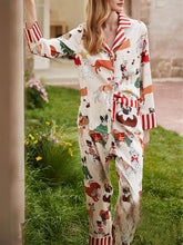 Indlæs billede til gallerivisning Christmas Dog Print Pajama Set