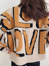 画像をギャラリービューアに読み込む, Boyfriend Style Oversize Languid Knitted Top