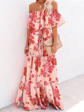 Load image into Gallery viewer, Printed Wrap Maxi Dress