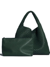 Carica l&#39;immagine nel visualizzatore di Gallery, Recycled Vegan Intrecciato Shoulder Bag