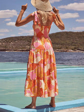 Indlæs billede til gallerivisning Sea Charm Sleeveless Pleated Stretch Chest Print Cami Dress