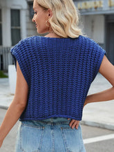 Load image into Gallery viewer, V-Neck Buttoned Knit Vest