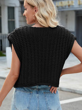 Load image into Gallery viewer, V-Neck Buttoned Knit Vest