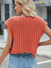 Load image into Gallery viewer, V-Neck Buttoned Knit Vest