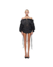 Carica l&#39;immagine nel visualizzatore di Gallery, Ash Off Shoulder Mini Dress
