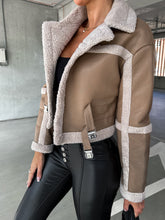 Load image into Gallery viewer, Venetian Plush Leather Jacket