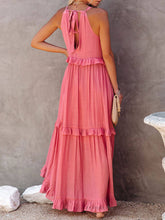 Lataa kuva Galleria-katseluun, Irregular Cake Sleeveless Maxi Dress