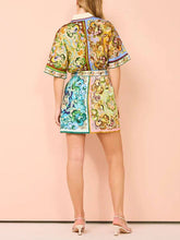 Lataa kuva Galleria-katseluun, Special Satin Print Mini Dress