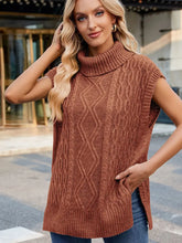 Load image into Gallery viewer, Casual High-Neck Knitted Vest