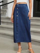 Načíst obrázek do prohlížeče Galerie, Trendy Elastic Waist Denim Skirt
