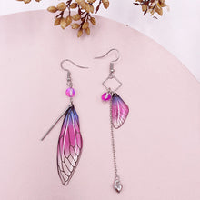 Laden Sie das Bild in den Galerie-Viewer, Butterfly Wing  Cicada Wing Classic Tassel Earrings