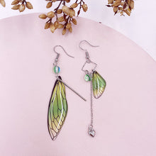 Laden Sie das Bild in den Galerie-Viewer, Butterfly Wing  Cicada Wing Classic Tassel Earrings