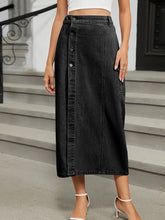 Načíst obrázek do prohlížeče Galerie, Trendy Elastic Waist Denim Skirt