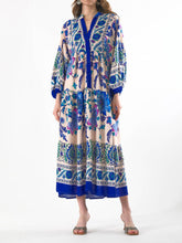 Indlæs billede til gallerivisning The Bohemian Bloom-Long Sleeve Maxi Dress