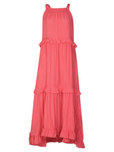 Lataa kuva Galleria-katseluun, Irregular Cake Sleeveless Maxi Dress