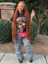 Load image into Gallery viewer, Trendy Multi-Pocket Workwear Denim