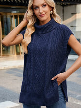 Load image into Gallery viewer, Casual High-Neck Knitted Vest