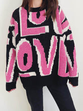 画像をギャラリービューアに読み込む, Boyfriend Style Oversize Languid Knitted Top