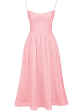 Lataa kuva Galleria-katseluun, Rose Pink Cotton Corset Sundress