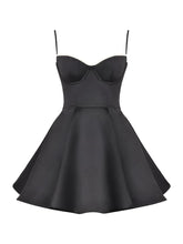 Charger l&#39;image dans la galerie, Black Tulle Mini Dress