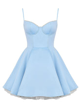 Carica l&#39;immagine nel visualizzatore di Gallery, Cinderella Blue Tulle Mini Dress