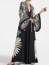 Load image into Gallery viewer, Magnifico Printed Maxi Dress - Black