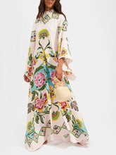 Görseli Galeri görüntüleyiciye yükleyin, Magnifico Printed Maxi Dress - Pebbled Sable