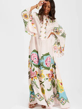 Görseli Galeri görüntüleyiciye yükleyin, Magnifico Printed Maxi Dress - Pebbled Sable