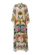 Görseli Galeri görüntüleyiciye yükleyin, Magnifico Printed Maxi Dress - Pebbled Sable