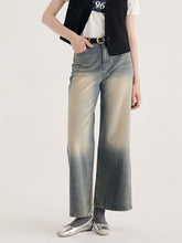 Laden Sie das Bild in den Galerie-Viewer, High Waist Wide Leg Jeans