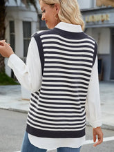 Load image into Gallery viewer, V-Neck Split Casual Sweater Vest