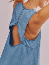 Load image into Gallery viewer, Sunset Stroll Denim Mini Dress
