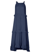 Load image into Gallery viewer, Irregular Cake Sleeveless Maxi Dress