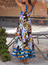 Carregar imagem no visualizador da galeria, Printed Suspender Maxi Dress