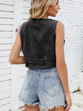 Indlæs billede til gallerivisning Trendy Denim Vest Tank Top