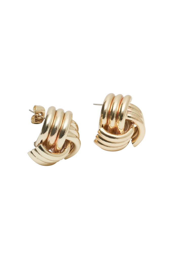 aikergood Avril Knotted Earrings - Gold
