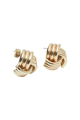 aikergood Avril Knotted Earrings - Gold