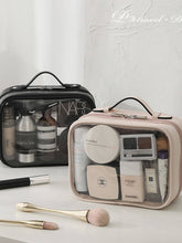 Load image into Gallery viewer, Transparent PU Portable Makeup Bag